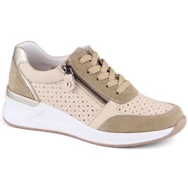 Pantofi din piele bej Filippo W PAW512 1
