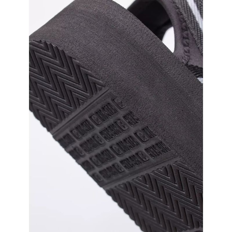 Sandale cu velcro pentru damă Big Star LL274784 Negru 4