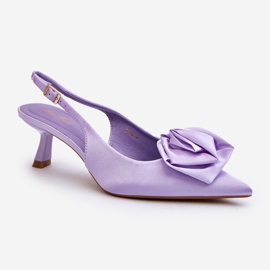 Tocuri Înalte Decorate Ozena Mov violet 1