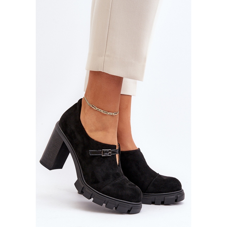 Pantofi de damă cu toc înalt Negru Tauina 2