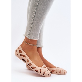 Balerina din cauciuc Salam Nude de damă bej 2