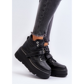 Pantofi de damă din piele Zazoo 3450 negri negru 2
