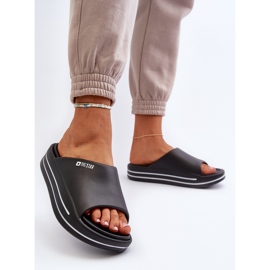 Flip-flops de damă pe platforma Big Star NN274A036 Negru 4