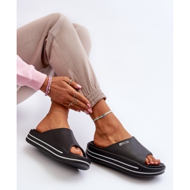 Flip-flops de damă pe platforma Big Star NN274A036 Negru 9