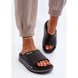 Flip-flops de damă pe platforma Big Star NN274A036 Negru 5