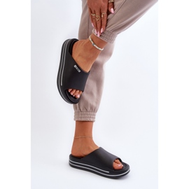 Flip-flops de damă pe platforma Big Star NN274A036 Negru 8