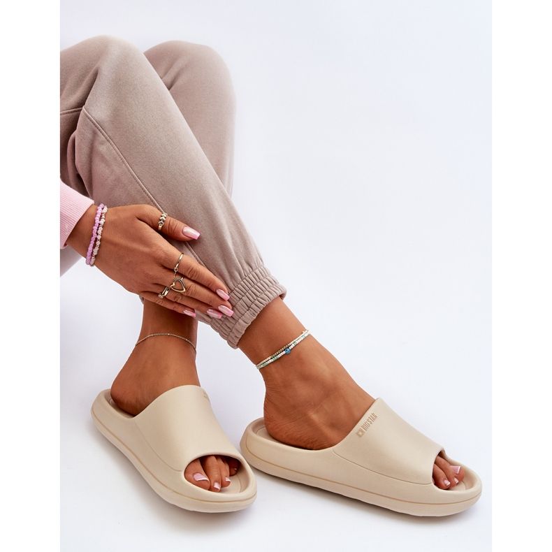 Flip-flops pentru femei Big Star NN274A040 Bej 1