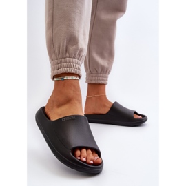 Flip-flops ușoare pentru femei Big Star NN274A042 Negru 4