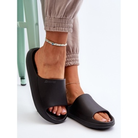 Flip-flops ușoare pentru femei Big Star NN274A042 Negru 9