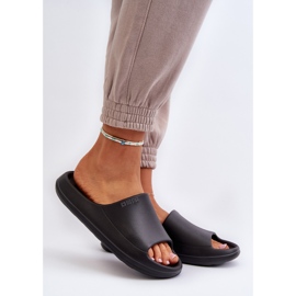 Flip-flops ușoare pentru femei Big Star NN274A042 Negru 3