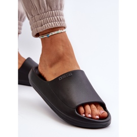 Flip-flops ușoare pentru femei Big Star NN274A042 Negru 8