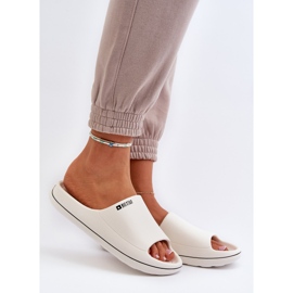 Flip-flops de damă ușoare Big Star NN274A043 alb 4