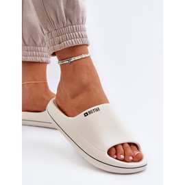 Flip-flops de damă ușoare Big Star NN274A043 alb 9