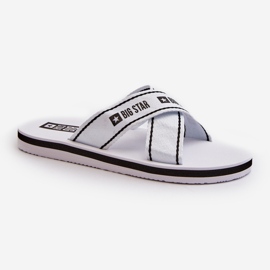 Flip-flops de damă cu talpă din spumă Big Star NN274A509 alb 2