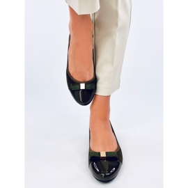 Balerini Abecas verzi cu wedge verde 1 Balerini Abecas verzi cu wedge verde 1