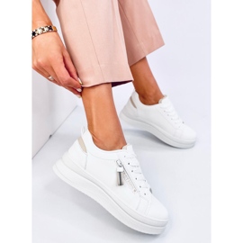 Tenisi dama Mayers Beige alb 2 Tenisi dama Mayers Beige alb 2