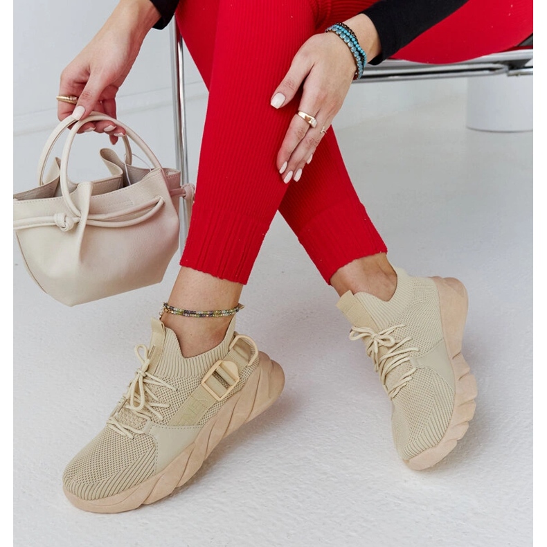 Adidasi sport ușori bej de la Faruz 2