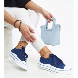 Adidași cu platformă Anbarin bleumarin albastru 1