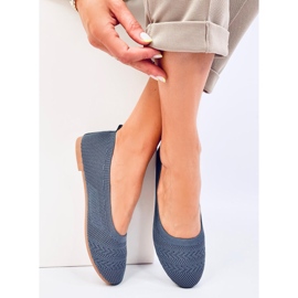 Balerini Newey Blue tricotati albastru 1