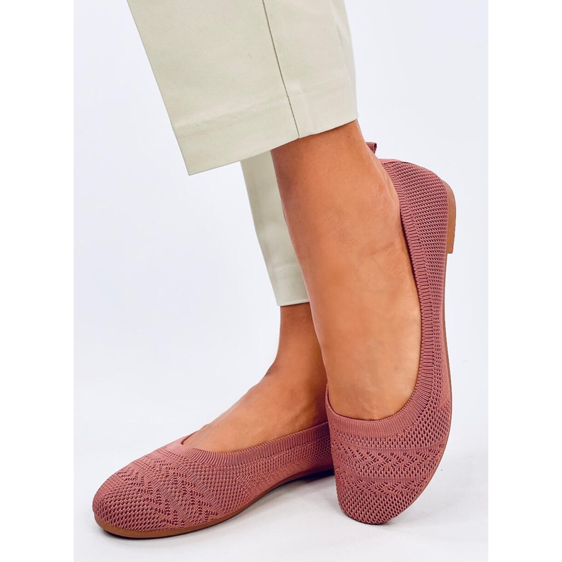 Balerini Newey Pink tricotati roz 2