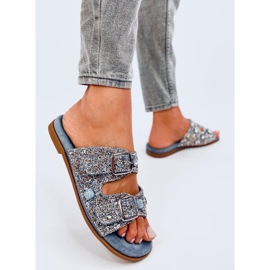 Şlapi Coult Blue stone albastru 3