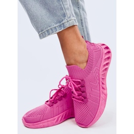 Pantofi sport cu șosete Neam Fuchsia Rosered roz 2