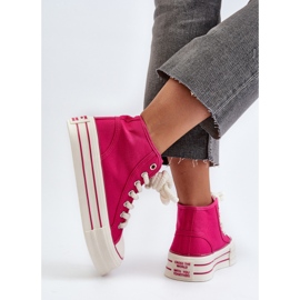 Pantofi de damă cu platformă Fuchsia Aineri roz 8