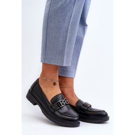 Mocasini De Dama Cu Decorat S.Barski HY372 Negru 2