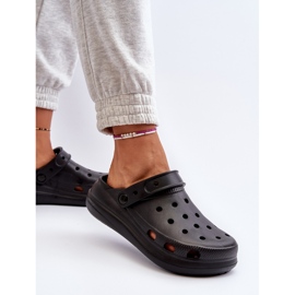 Flip-flops de damă negri Ilariana Foam negru 4