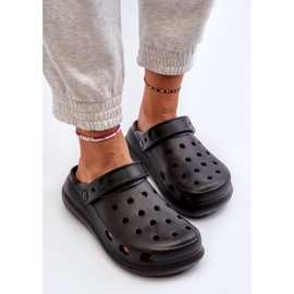 Flip-flops de damă negri Ilariana Foam negru 6
