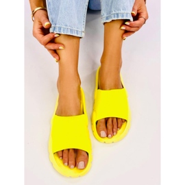 Papuci dama Wind Yellow galben 3