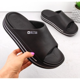 Flip-flops negri cu platformă Big Star NN274A037 negru 1