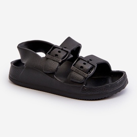 Flip-flops ușoare pentru copii cu catarame Big Star NN374536 Negru 2