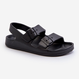 Flip-flops ușoare pentru copii cu catarame Big Star NN374541 Negru 2