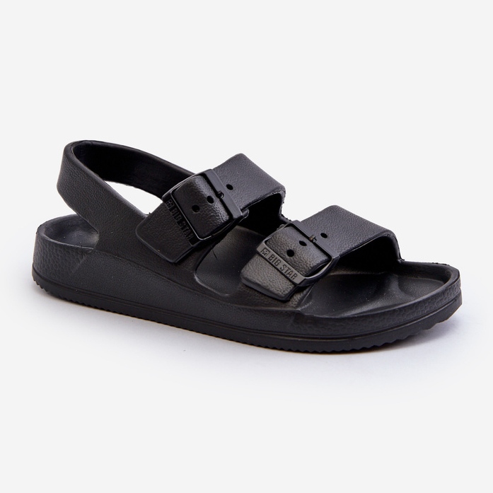 Flip-flops ușoare pentru copii cu catarame Big Star NN374541 Negru 2