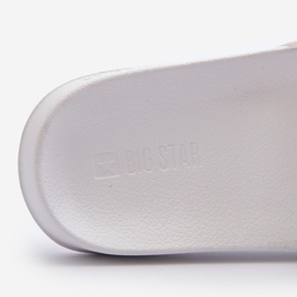 Flip-flops pentru bărbați Big Star NN174651 alb 1