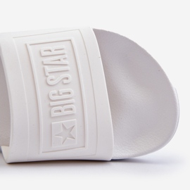 Flip-flops pentru bărbați Big Star NN174651 alb 2