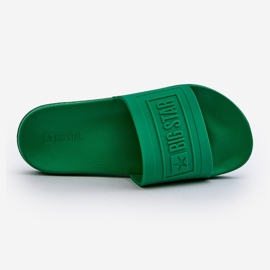 Flip-flops pentru bărbați Big Star NN174650 verde 2