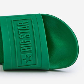 Flip-flops pentru bărbați Big Star NN174650 verde 1