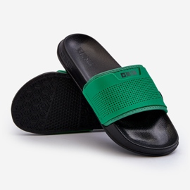 Flip-flops pentru bărbați ușoare Big Star NN174693 verde 1