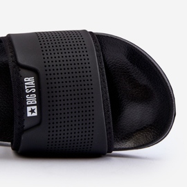 Flip-flops pentru bărbați ușoare Big Star NN174694 negru 2