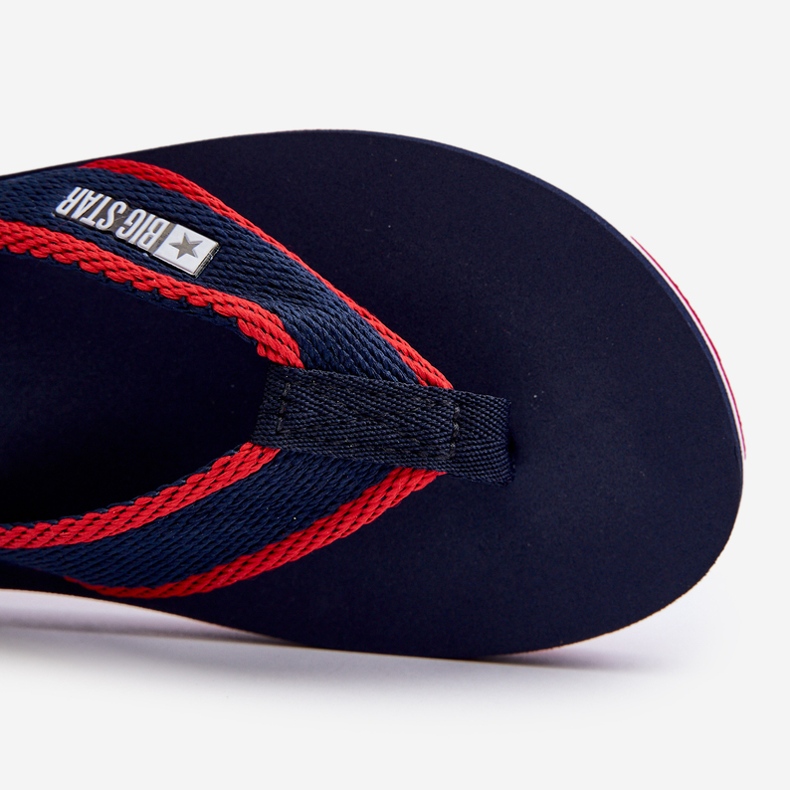 Flip-flops pentru bărbați Big Star NN174623 bleumarin albastru 1