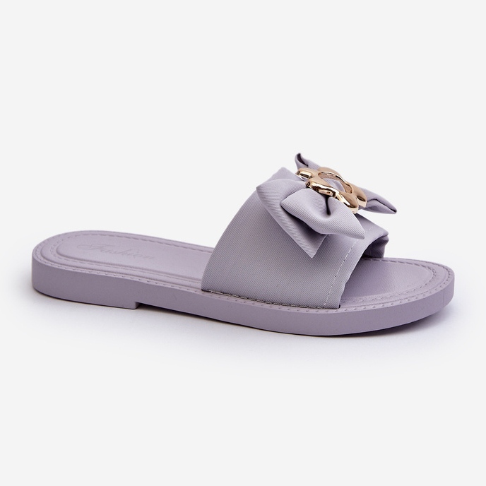 Flip Flops Damă Lavanda Cu Fundă Arsicada violet 1