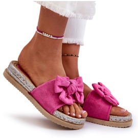 Flip Flops Damă Platformă Cu Fundă Fuchsia Aflia roz 9
