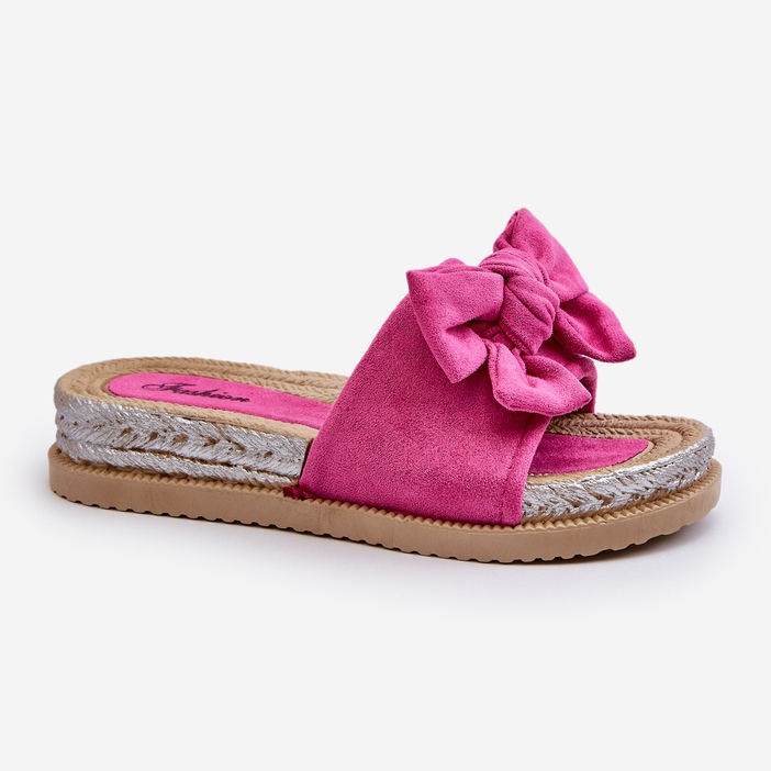 Flip Flops Damă Platformă Cu Fundă Fuchsia Aflia roz 1