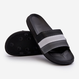 Flip-flops clasici pentru bărbați cu bretele negre Sylri negru 1