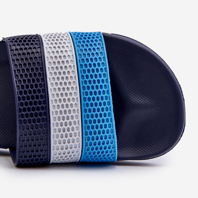 Flip-flops clasici pentru bărbați cu bretele, bleumarin Sylri albastru 1