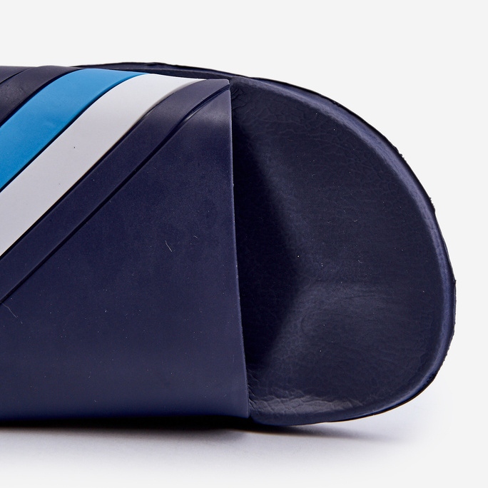 Flip-flops clasici pentru bărbați, albastru bleumarin, Bemostom 1