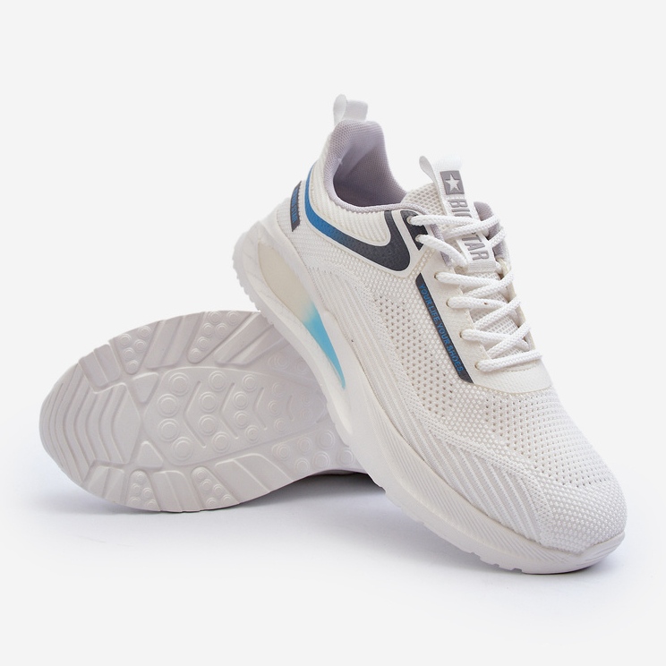 Pantofi sport pentru bărbați HI-POLY System Big Star NN174374 Alb 2
