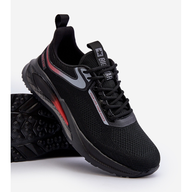 Pantofi sport pentru bărbați HI-POLY System Big Star NN174373 Negru 2